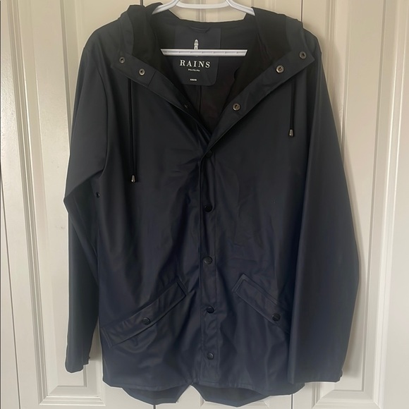 Rains Jackets & Blazers - Rains Navy Blue Women’s Jacket